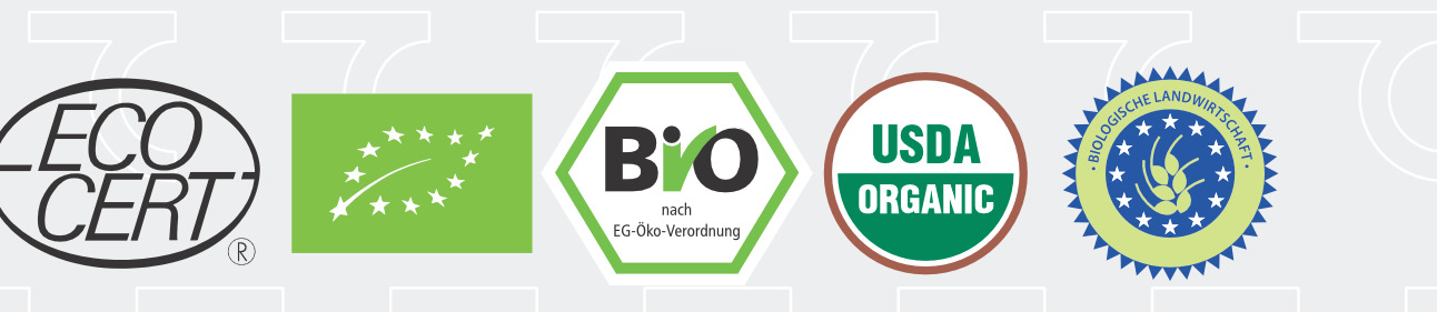 ECOCERT, EU Organic, BIO, USDA Organic